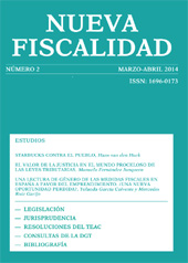 Article, Una lectura de género de las medidas fiscales en España a favor del emprendimiento : ¿una nueva oportunidad perdida?, Dykinson