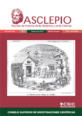 Issue, Asclepio : revista de historia de la medicina y de la ciencia : LXVI, 1, 2014, CSIC, Consejo Superior de Investigaciones Científicas