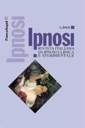 Articolo, Analgesia ipnotica : neurobiologia ed applicazione clinicosperimentale, Franco Angeli