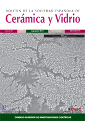 Heft, Boletin de la sociedad española de cerámica y vidrio : 53, 3, 2014, CSIC, Consejo Superior de Investigaciones Científicas