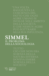 eBook, Il problema della sociologia, Simmel, Georg, Mimesis