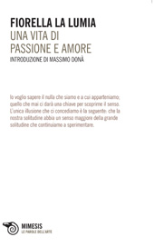 eBook, Una vita di passione e amore, La Lumia, Fiorella, Mimesis