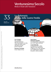 Issue, Ventunesimo secolo : rivista di studi sulle transizioni : 33, 1, 2014, Rubbettino