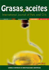 Heft, Grasas y aceites : 65, 3, 2014, CSIC, Consejo Superior de Investigaciones Científicas