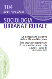 Heft, Sociologia urbana e rurale : XXXVI, 104, 2014, Franco Angeli