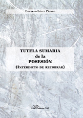 E-book, Tutela sumaria de la posesión : interdicto de recobrar, López Pásaro, Eduardo, Dykinson