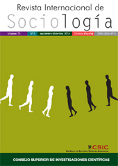 Fascicolo, Revista internacional de sociología : 72, 3, 2014, CSIC, Consejo Superior de Investigaciones Científicas