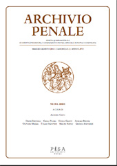Article, Problemi della liberazione anticipata speciale, Pisa University Press