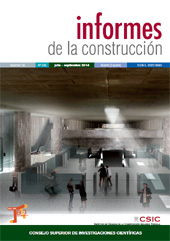 Heft, Informes de la construcción : 66, 535, 3, 2014, CSIC, Consejo Superior de Investigaciones Científicas