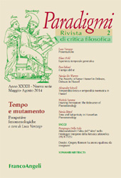 Article, Temporalità iletica e temporalità noematica in Husserl, Franco Angeli