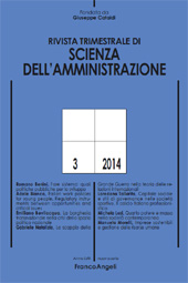 Fascicolo, Rivista trimestrale di scienza della amministrazione : 3, 2014, Franco Angeli