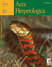 Fascículo, Acta herpetologica : 9, 1, 2014, Firenze University Press