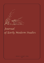 Issue, Journal of Early Modern Studies : 3, 2014, Firenze University Press