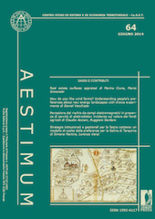Fascicule, Aestimum : 64, 1, 2014, Firenze University Press