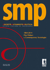 Fascículo, SocietàMutamentoPolitica : rivista italiana di sociologia : 9, 1, 2014, Firenze University Press