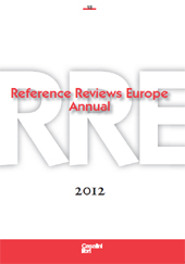 Issue, Reference reviews Europe annual, [RRE] : 18, 2012 : based on reviews published in Informationsmittel IFB with original reviews, Casalini libri