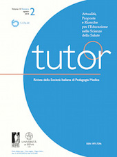 Fascicolo, Tutor : rivista della Società Italiana di Pedagogia Medica : 14, 2, 2014, Firenze University Press