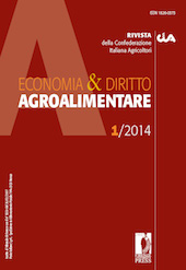 Artikel, Gli scambi commerciali con l'estero del settore agroalimentare italiano : un'analisi disaggregata dell'Emilia-Romagna, Firenze University Press