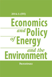 Fascicolo, Economics and Policy of Energy and Environment : 1, 2014, Franco Angeli