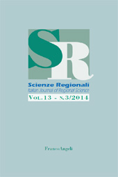 Fascicolo, Scienze regionali : Italian Journal of regional Science : 13, 3, 2014, Franco Angeli