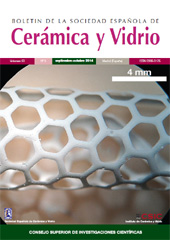 Fascículo, Boletin de la sociedad española de cerámica y vidrio : 53, 5, 2014, CSIC, Consejo Superior de Investigaciones Científicas