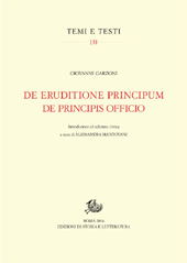 E-book, De eruditione principum ; De principis officio, Garzoni, Giovanni, 1419-1505, Edizioni di storia e letteratura