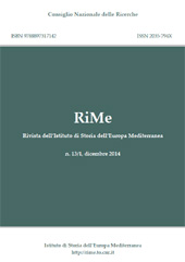 Issue, RiMe : rivista dell'lstituto di Storia dell'Europa Mediterranea : 13, 2/1, 2014, ISEM - Istituto di Storia dell'Europa Mediterranea