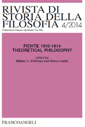 Article, Fichte : la logica trascendentale come logica del senso, Franco Angeli