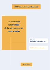 E-book, La alteración sobrevenida de las circunstancias contractuales, Dykinson