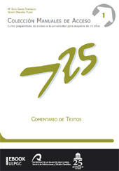 eBook, Comentario de textos, Universidad de Las Palmas de Gran Canaria, Servicio de Publicaciones
