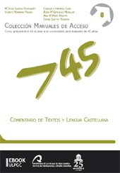 eBook, Comentario de textos y lengua castellana, Universidad de Las Palmas de Gran Canaria, Servicio de Publicaciones