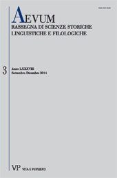 Artículo, Nuevos datos para la reconstrucción de la biblioteca del helenista boloñés Lianoro Lianori, Vita e Pensiero