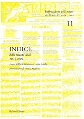 Kapitel, Indice (2003-2009) : nota, Bulzoni