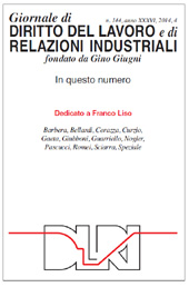 Artículo, Enti bilaterali regionali dell'artigianato : verso la fine di una best practice?, Franco Angeli