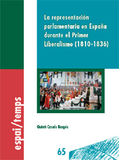 E-book, La representación parlamentaria en España durante el Primer Liberalismo (1810-1836), Edicions de la Universitat de Lleida