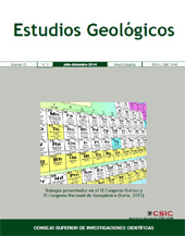 Fascículo, Estudios geológicos : 70, 2, 2014, CSIC, Consejo Superior de Investigaciones Científicas