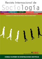 Fascículo, Revista internacional de sociología : 72, n° extra 1, 2014, CSIC, Consejo Superior de Investigaciones Científicas