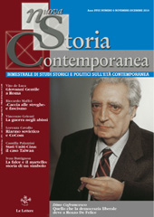 Fascicule, Nuova storia contemporanea : bimestrale di studi storici e politici sull'età contemporanea : XVIII, 6, 2014, Le Lettere
