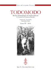 Fascicolo, Todomodo : rivista internazionale di studi sciasciani : IV, 2014, L.S. Olschki