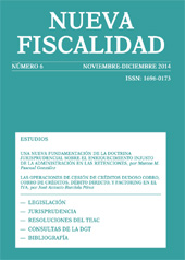 Issue, Nueva fiscalidad : 6, 2014, Dykinson