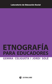 E-book, Etnografía para educadores, Solé Blanch, Jordi, Editorial UOC