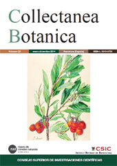Issue, Collectanea botanica : 33, 2014, CSIC, Consejo Superior de Investigaciones Científicas