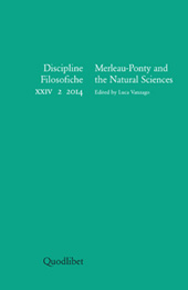 Article, Essenza e Natura : Husserl e Merleau-Ponty sulla fondazione dell'essere vivente, Quodlibet