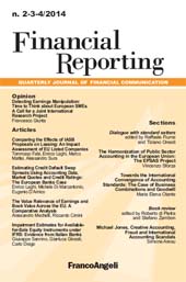 Article, Detecting Earnings Manipulations : Time think about european SMEs : a call for a Joint International Research Project, Franco Angeli