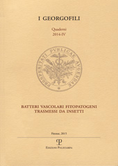 Fascículo, I Georgofili : quaderni : IV, 2014, Polistampa