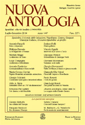 Article, Nuova Antologia cento anni fa : lo scoppio della Grande Guerra e la posizione dell'Italia, Le Monnier