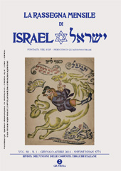 Fascicolo, La Rassegna mensile di Israel : 80, 1, 2014, Unione delle comunità ebraiche italiane - La Giuntina