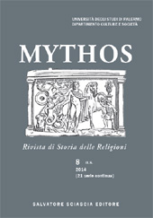 Fascículo, Mythos : Rivista di storia delle religioni : 8, 2014, S. Sciascia