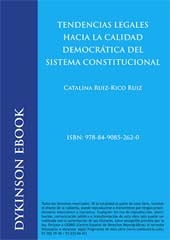 E-book, Tendencias legales hacia la calidad democrática del sistema constitucional, Ruiz-Rico Ruiz, Catalina, Dykinson
