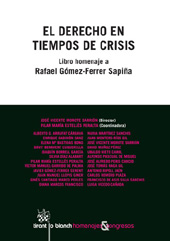 E-book, El derecho en tiempos de crisis : libro homenaje a Rafael Gómez-Ferrer Sapiña, Tirant lo Blanch